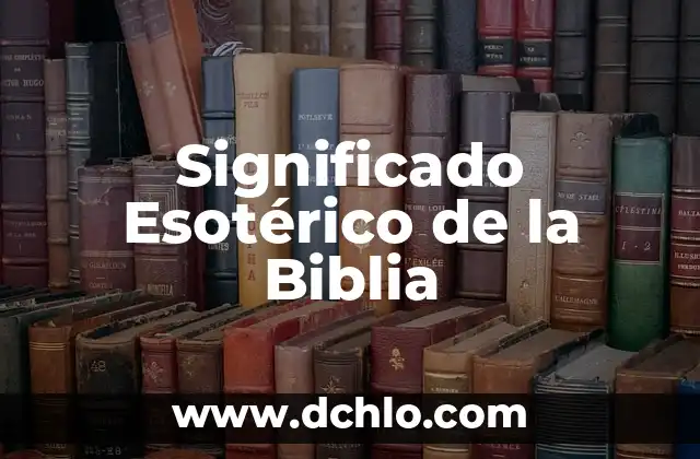 Significado Esotérico de la Araña 8 Significado Esotérico de la Biblia