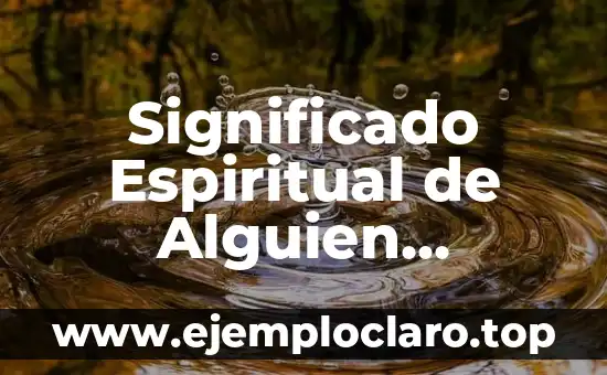 Significado Espiritual de Alguien Imponente