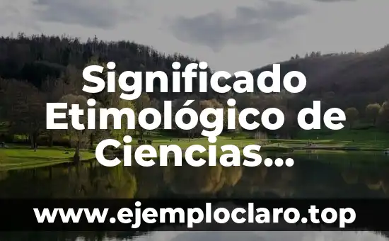 Significado Etimológico de Ciencias Políticas