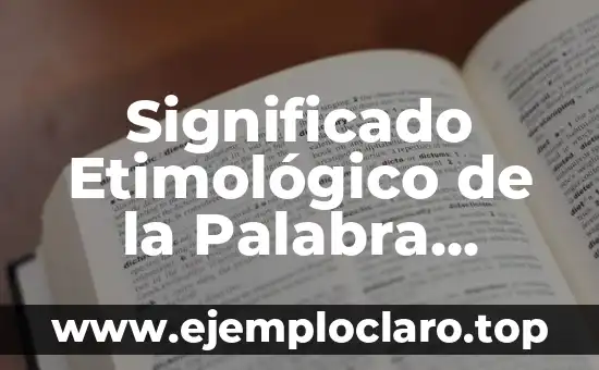 Significado Etimológico de la Palabra Asfixia