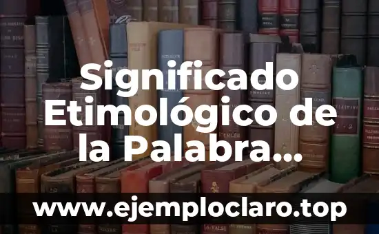 Significado Etimológico de la Palabra Ecología