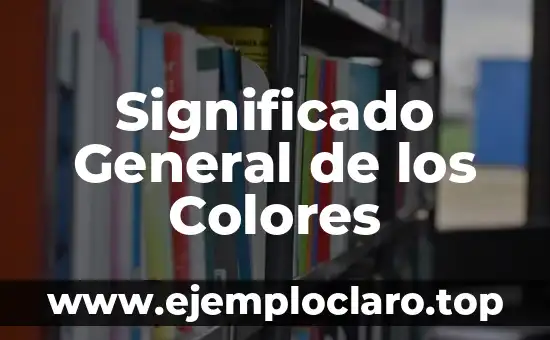 Significado General de los Colores