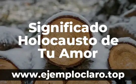 Frases de una madre a sus hijos: Palabras de amor y sabiduría 7 Significado Holocausto de Tu Amor