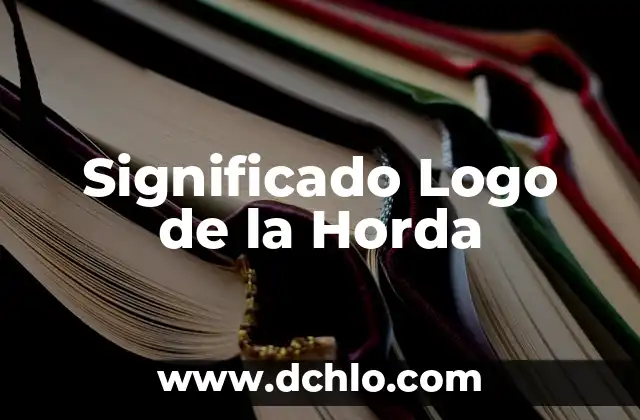Significado de Logan: Un Análisis Detallado 4 Significado Logo de la Horda