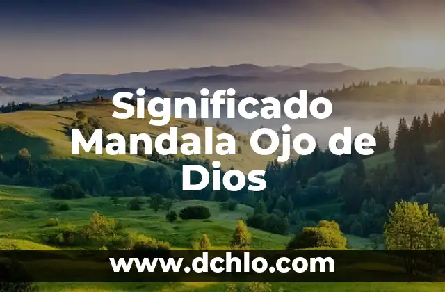 El Significado de Semilla Chía: Todo Lo Que Necesitas Saber 6 Significado Mandala Ojo de Dios