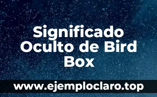 Buscar significado de adivinanzas tradicionales: Un viaje a la sabiduría cultural 6 Significado Oculto de Bird Box