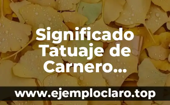 Significado Tatuaje de Carnero Demonio