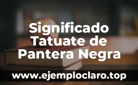 Gente negra significado de sueño 5 Significado Tatuate de Pantera Negra