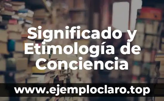 Crucigramas de significado e filosofía 7 Significado y Etimología de Conciencia
