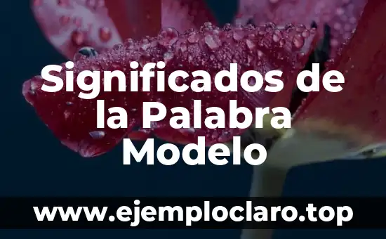 Significados de la Palabra Modelo