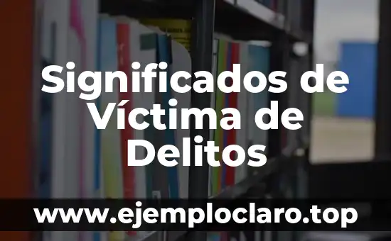 Significados del Concepto de Sustentabilidad: Una Guía Completa 5 Significados de Víctima de Delitos