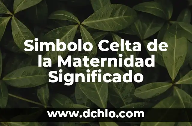 Signos de Yoga y su Significado: Un Viaje al Equilibrio Interior 7 Simbolo Celta de la Maternidad Significado