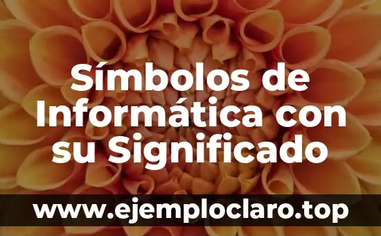 Nombre de Dominio Significado en Informática 7 Símbolos de Informática con su Significado