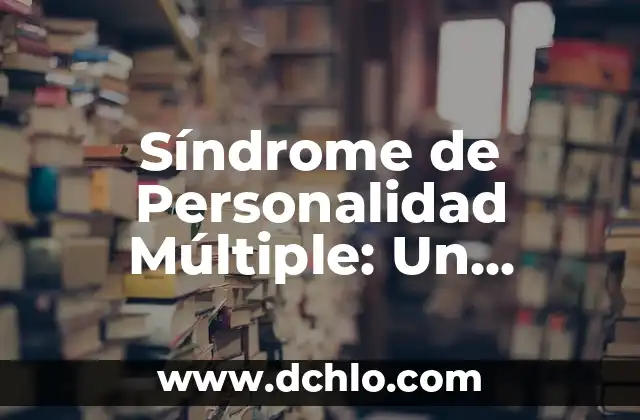 Exploring the Multiple Meanings of the Mango Tree 8 Síndrome de Personalidad Múltiple: Un Enfoque Integral