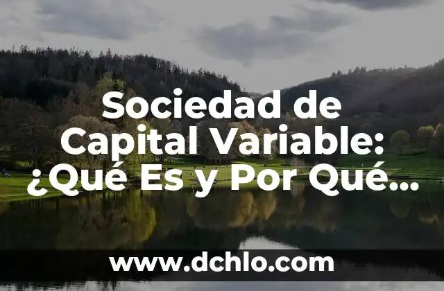 La Sociedad de la Nieve: ¿Qué es y por qué es importante? 3 Sociedad de Capital Variable: ¿Qué Es y Por Qué Es Importante?
