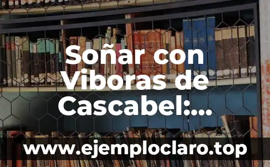 Significado de Fisonomía: Descubre el Arte de la Interpretación Facial 8 Soñar con Viboras de Cascabel: Significado y Interpretación