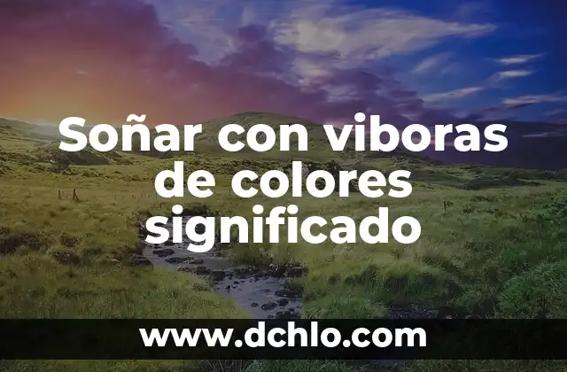 Sweater Weather: significado de la canción y su impacto musical 6 Soñar con viboras de colores significado