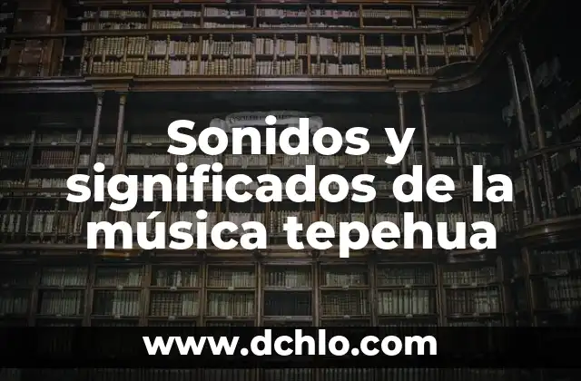 Cómo hacer sonidos con objetos 8 Sonidos y significados de la música tepehua