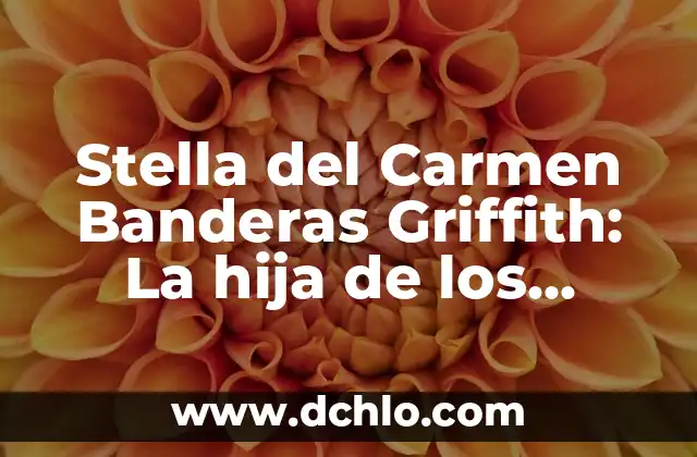 C贸mo Hacer Banderas Minecraft 7 Stella del Carmen Banderas Griffith: La hija de los famosos Antonio Banderas y Melanie Griffith