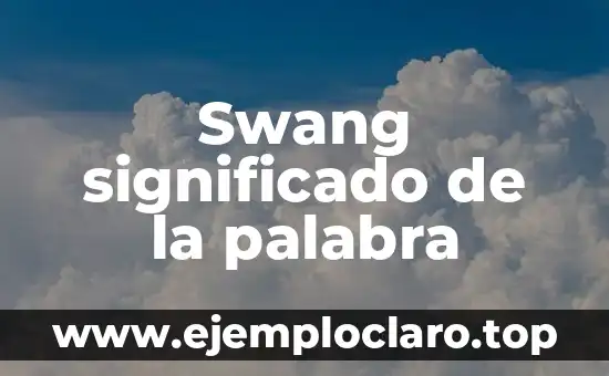 El Significado de Nomada: Un Viaje por la Definición en Wikipedia 8 Swang significado de la palabra