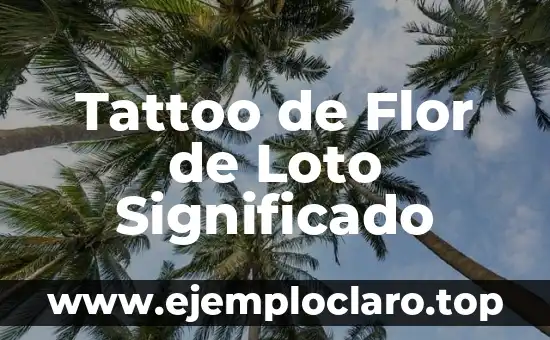 Tattoo de Flor de Loto Significado