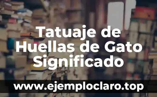 Tatuaje de Huellas de Gato Significado