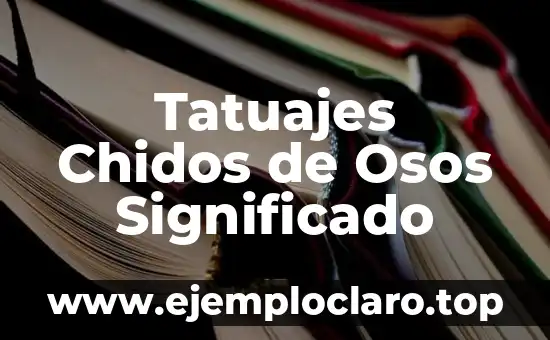 ¿Qué Es la Pereza? Descubre el Significado y Concepto 6 Tatuajes Chidos de Osos Significado