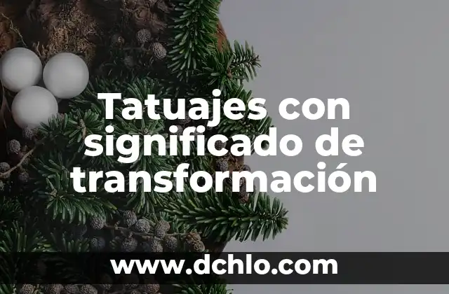 Fermentación: El Proceso Biológico Detrás de la Transformación 7 Tatuajes con significado de transformación