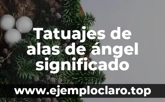 Tatuajes de alas de ángel significado