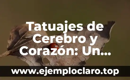 Tatuajes de Cerebro y Corazón: Un Simbolismo Profundo