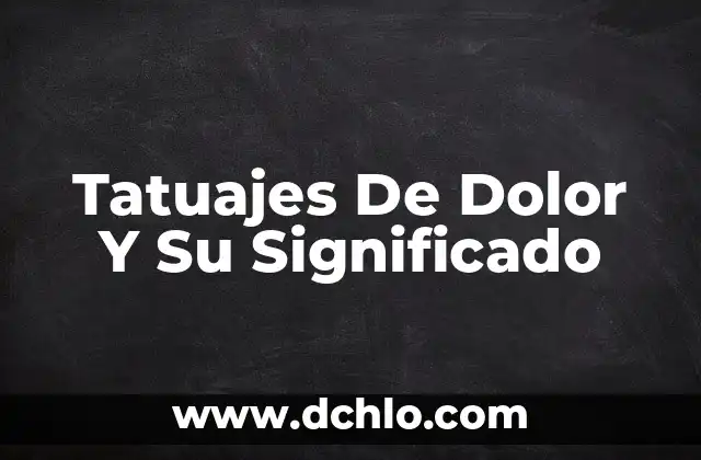 Tatuajes con Significado de Amor Prohibido 6 Tatuajes De Dolor Y Su Significado