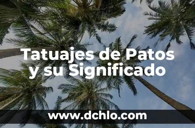 Tatuajes de lunas y su significado 4 Tatuajes de Patos y su Significado