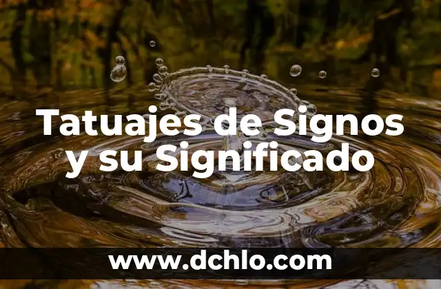 Tatuajes de lunas y su significado 6 Tatuajes de Signos y su Significado