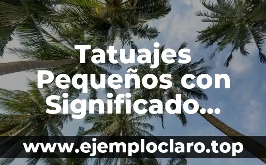 Tatuajes Pequeños con Significado para Mujeres
