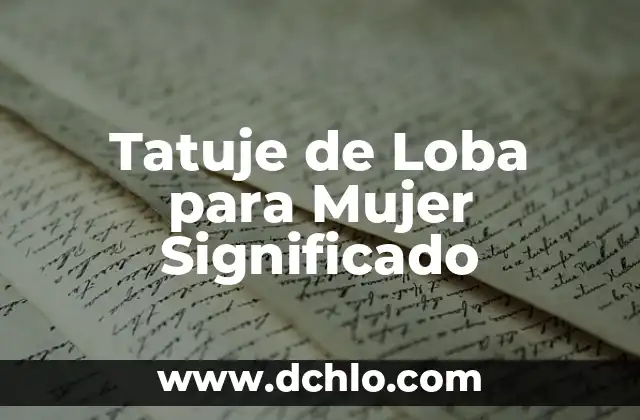 Significado del Logo de NASA: Descubre su Historia y Simbolismo 4 Tatuje de Loba para Mujer Significado