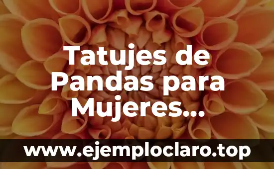 Tatujes de Pandas para Mujeres Significado
