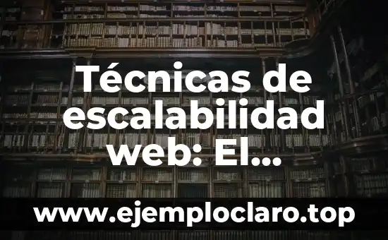 Eficiencia: Concepto y Sinónimos 7 Técnicas de escalabilidad web: El fundamento de la eficiencia digital