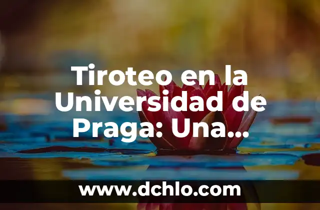 El Mundo de las Tiendas por Departamentos 8 Tiroteo en la Universidad de Praga: Una Tragedia que Conmocionó al Mundo