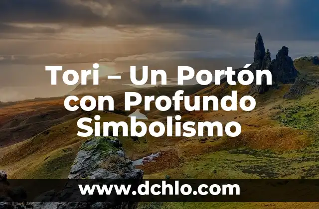 Huellas de Perro Tatuaje: Un Diseño con Profundo Simbolismo 6 Tori – Un Portón con Profundo Simbolismo