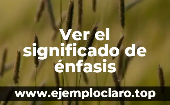 El significado de gesto técnico: Concepto y aplicaciones 4 Ver el significado de énfasis