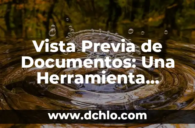 Xerocopia: El Arte de Replicar Documentos 6 Vista Previa de Documentos: Una Herramienta Esencial para la Productividad